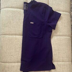 Purple figs one pocket scrub top!